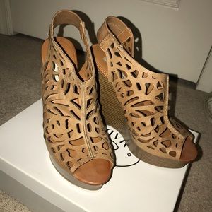 Brown Steve Madden Wedges